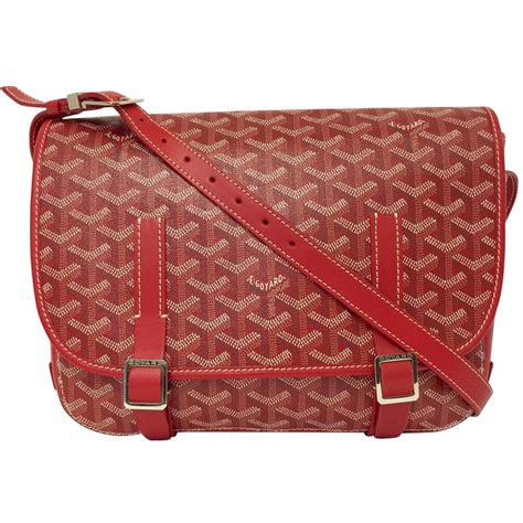 goyard satchel red and black strap|Goyard bags for sale.